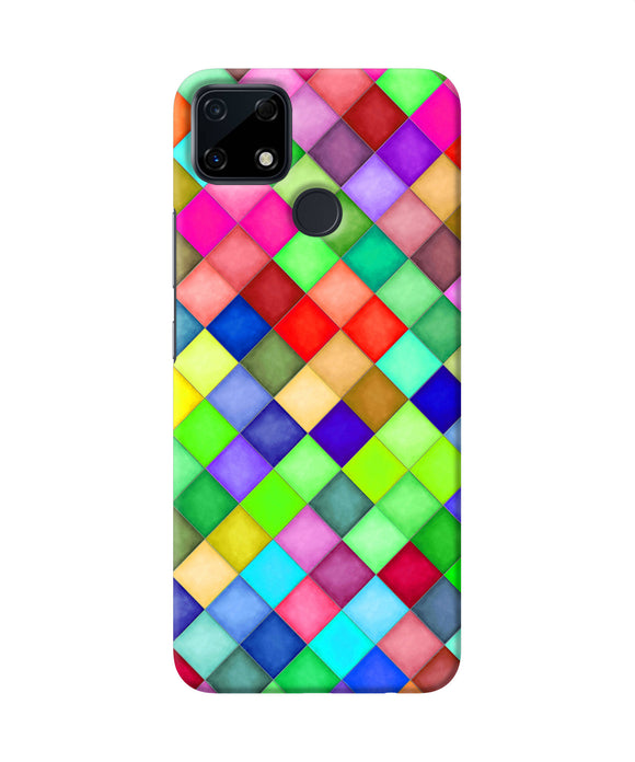 Abstract colorful squares Realme Narzo 30A Back Cover