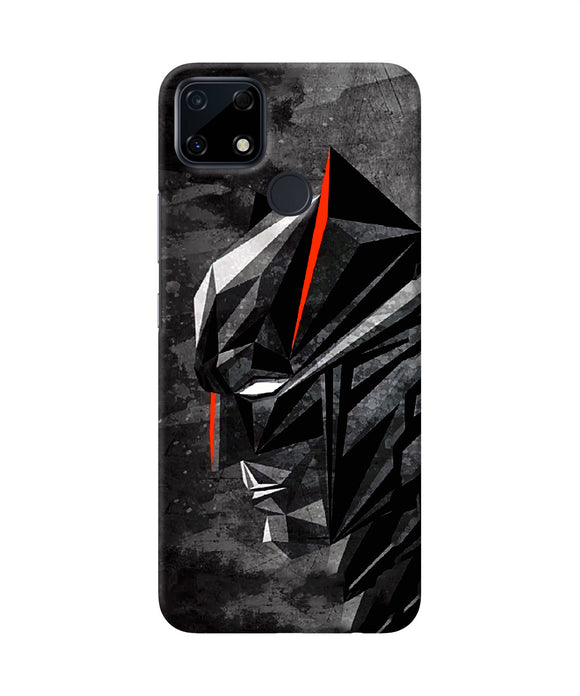 Batman black side face Realme Narzo 30A Back Cover