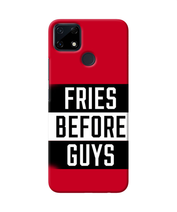 Fries before guys quote Realme Narzo 30A Back Cover