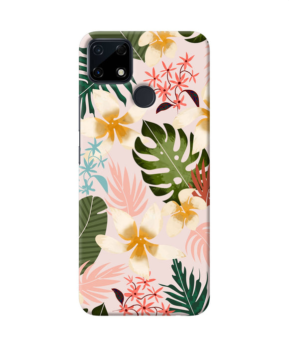 Leaf print Realme Narzo 30A Back Cover