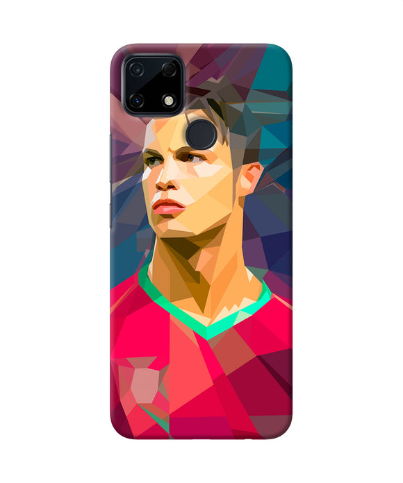 Abstract ronaldo Realme Narzo 30A Back Cover