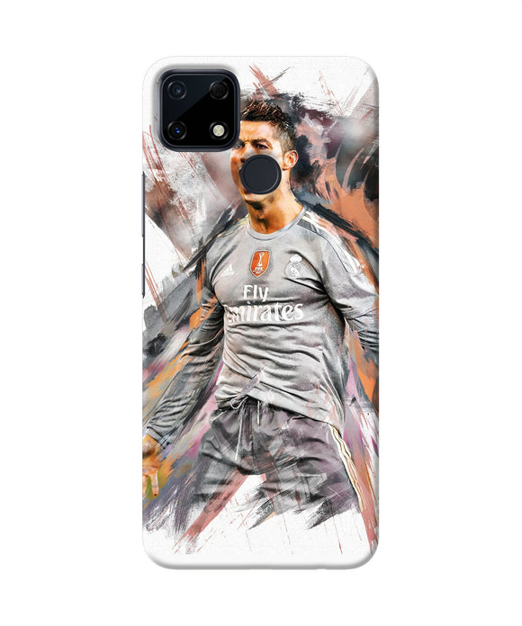 Ronaldo poster Realme Narzo 30A Back Cover