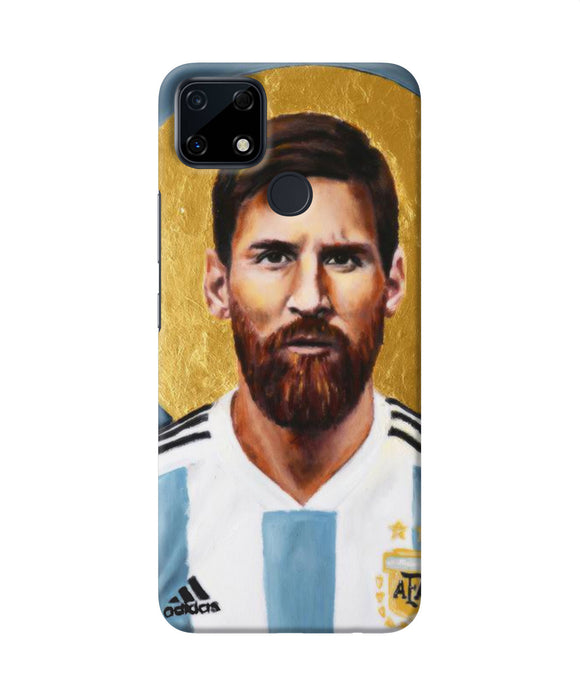 Messi face Realme Narzo 30A Back Cover