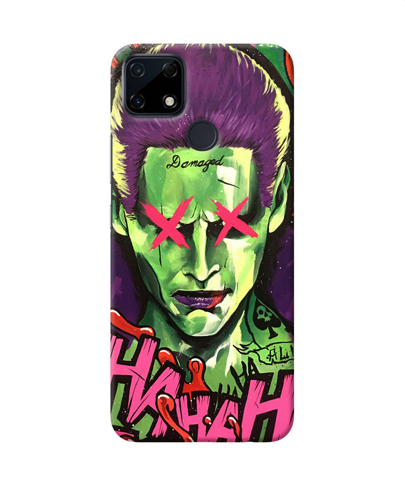 Damaged joker anim Realme Narzo 30A Back Cover