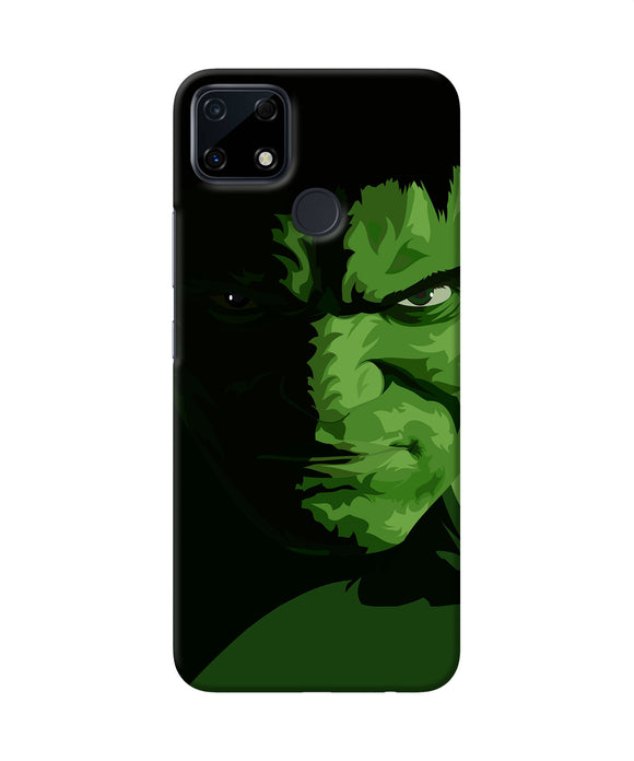 Hulk green painting Realme Narzo 30A Back Cover