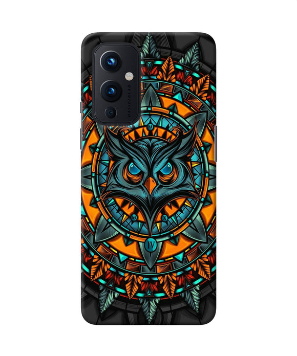 Angry Owl Art Oneplus 9 Back Cover