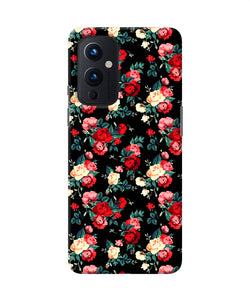 Rose Pattern Oneplus 9 Back Cover