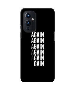 Again Again Gain Oneplus 9 Back Cover