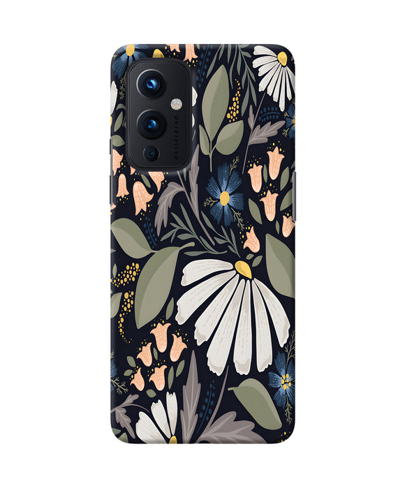 Flowers Art Oneplus 9 Back Cover