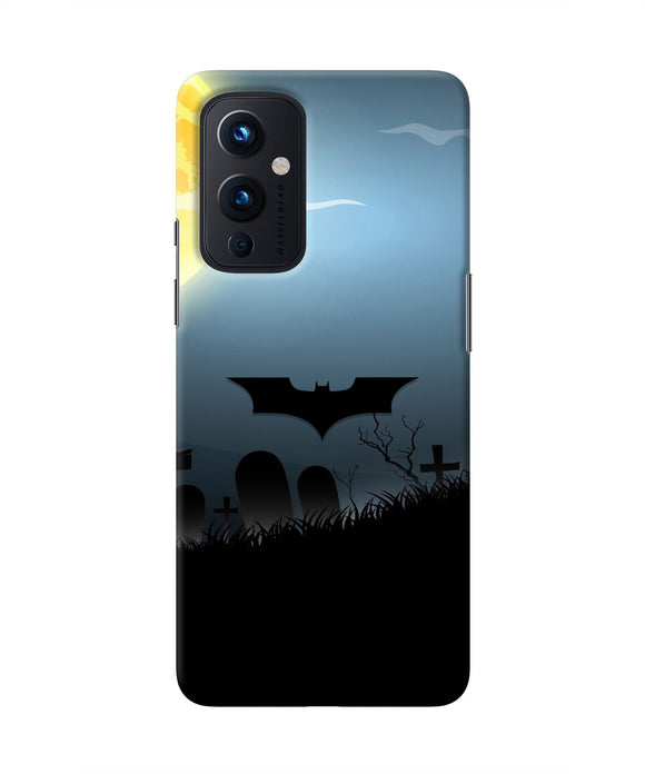 Batman Scary cemetry Oneplus 9 Real 4D Back Cover