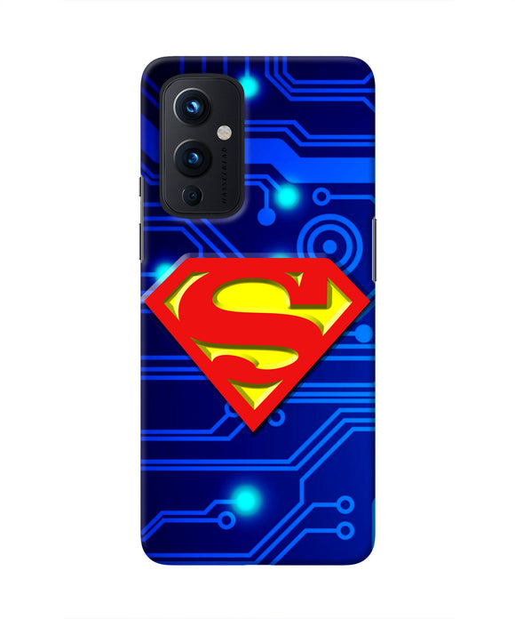 Superman Abstract Oneplus 9 Real 4D Back Cover