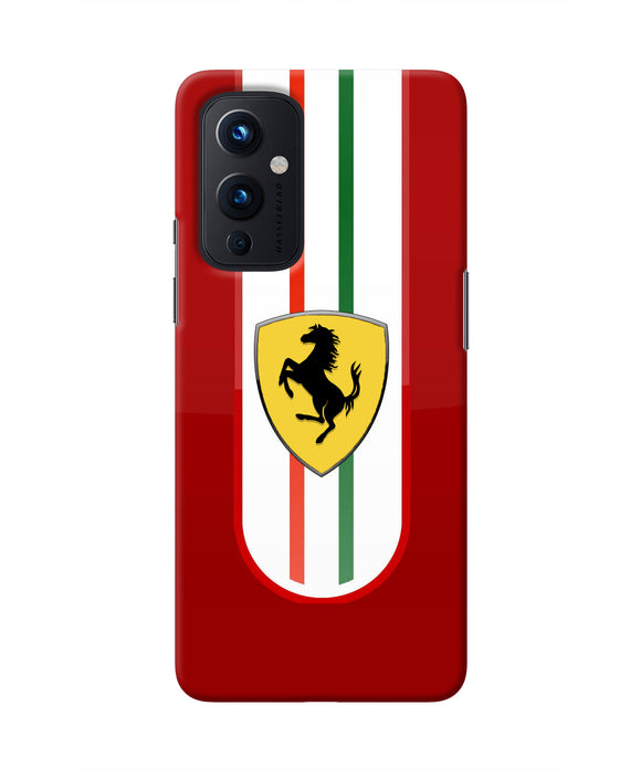 Ferrari Art Oneplus 9 Real 4D Back Cover
