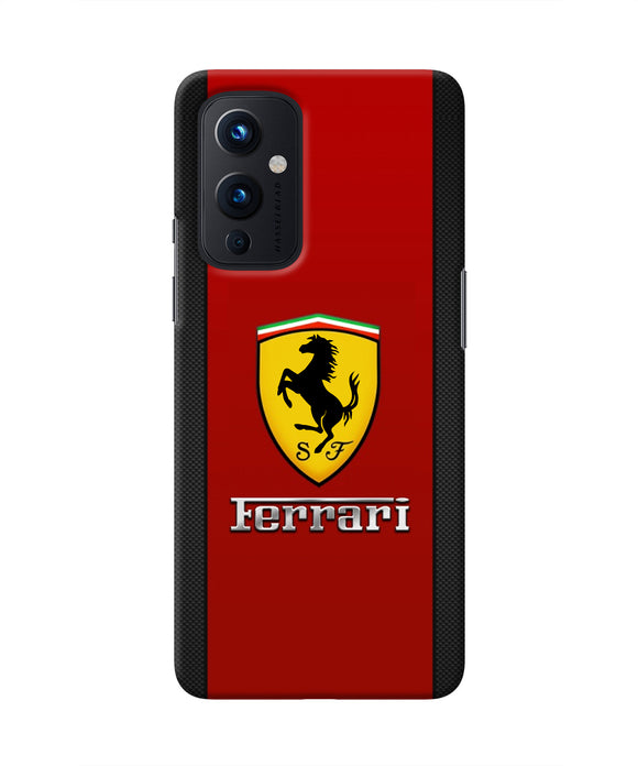 Ferrari Abstract Oneplus 9 Real 4D Back Cover