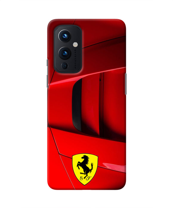 Ferrari Car Oneplus 9 Real 4D Back Cover