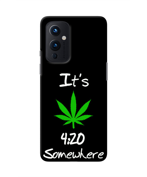 Weed Quote Oneplus 9 Real 4D Back Cover
