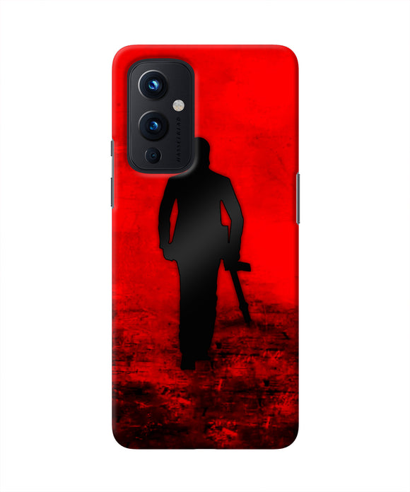 Rocky Bhai with Gun Oneplus 9 Real 4D Back Cover