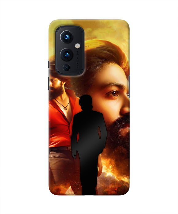 Rocky Bhai Walk Oneplus 9 Real 4D Back Cover