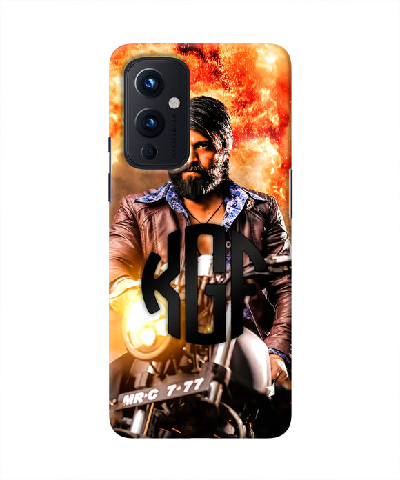 Rocky Bhai on Bike Oneplus 9 Real 4D Back Cover
