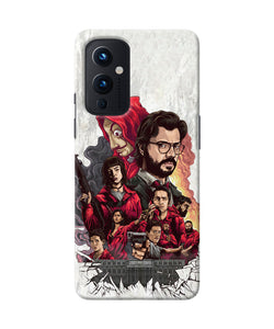 Money Heist Poster Oneplus 9 Back Cover