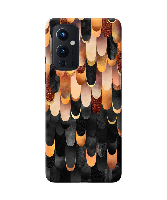 Abstract wooden rug Oneplus 9 Back Cover