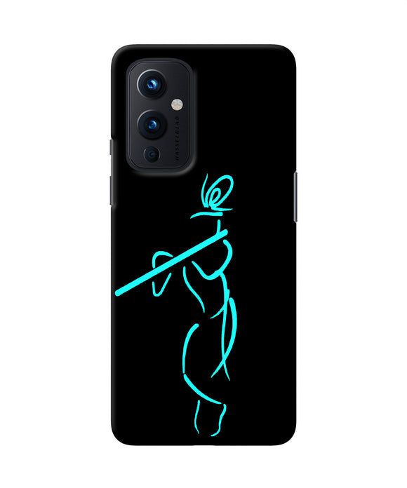 Lord krishna sketch Oneplus 9 Back Cover