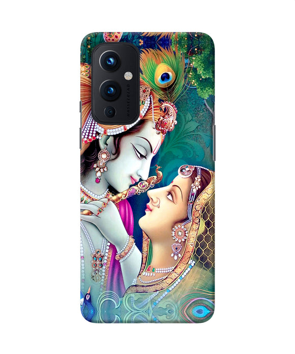 Lord radha krishna paint Oneplus 9 Back Cover