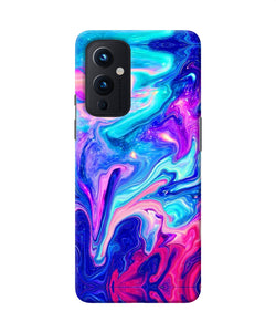 Abstract colorful water Oneplus 9 Back Cover