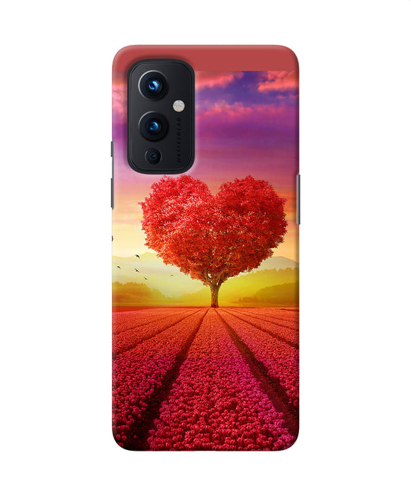 Natural heart tree Oneplus 9 Back Cover