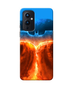 Burning batman logo Oneplus 9 Back Cover