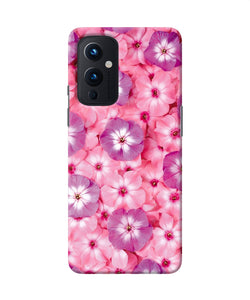 Natural pink flower Oneplus 9 Back Cover