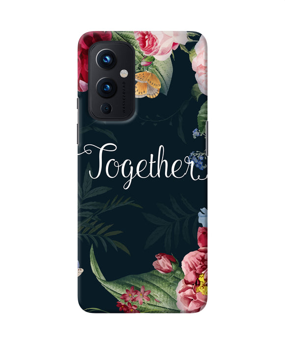 Together flower Oneplus 9 Back Cover