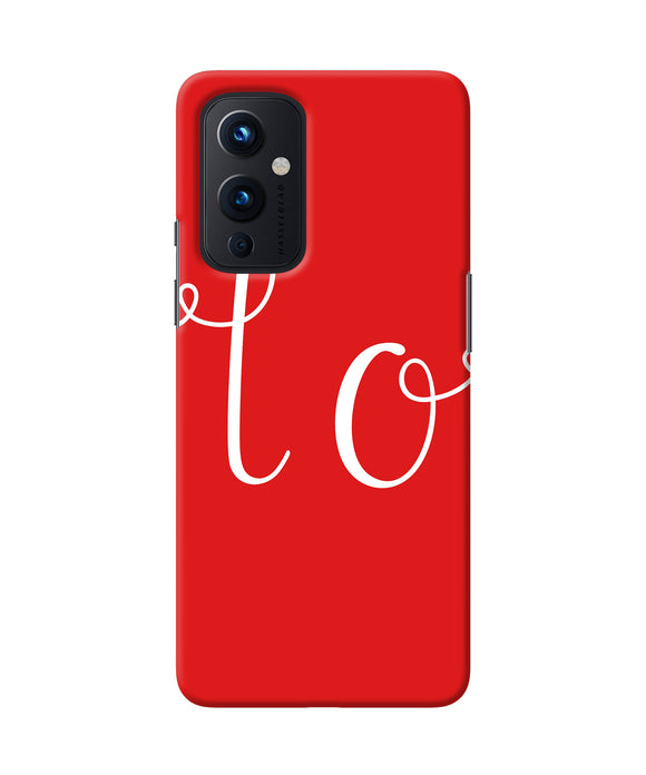 Love one Oneplus 9 Back Cover