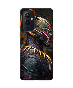 Black panther side face Oneplus 9 Back Cover