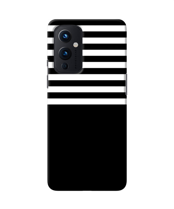 Black and white print Oneplus 9 Back Cover