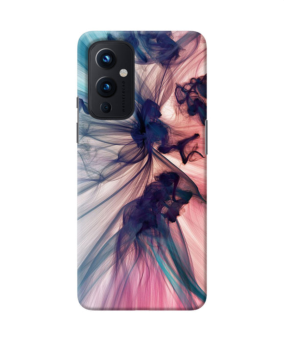 Abstract black smoke Oneplus 9 Back Cover