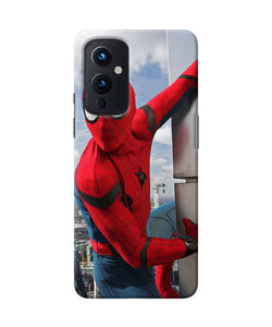 Spiderman on the wall Oneplus 9 Back Cover