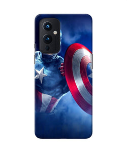 Captain america on sky Oneplus 9 Back Cover