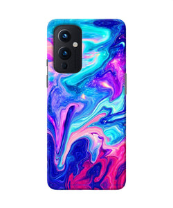 Abstract colorful water Oneplus 9 Back Cover