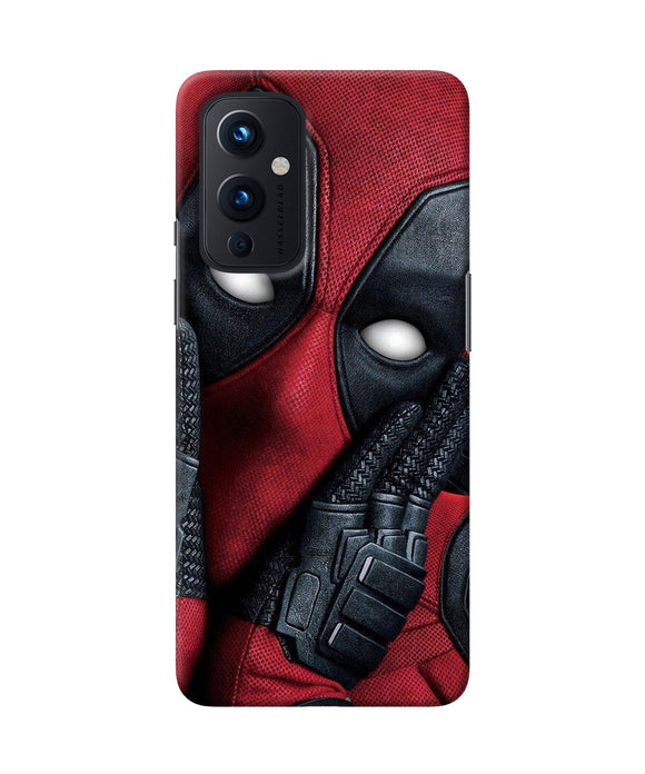 Thinking deadpool Oneplus 9 Back Cover