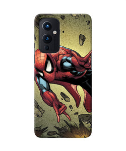 Spiderman on sky Oneplus 9 Back Cover