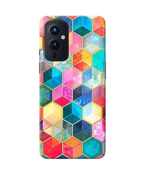 Abstract color box Oneplus 9 Back Cover