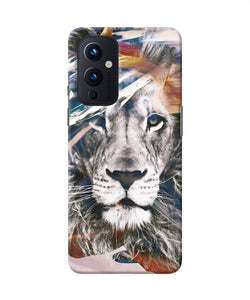 Lion poster Oneplus 9 Back Cover