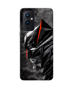 Batman black side face Oneplus 9 Back Cover