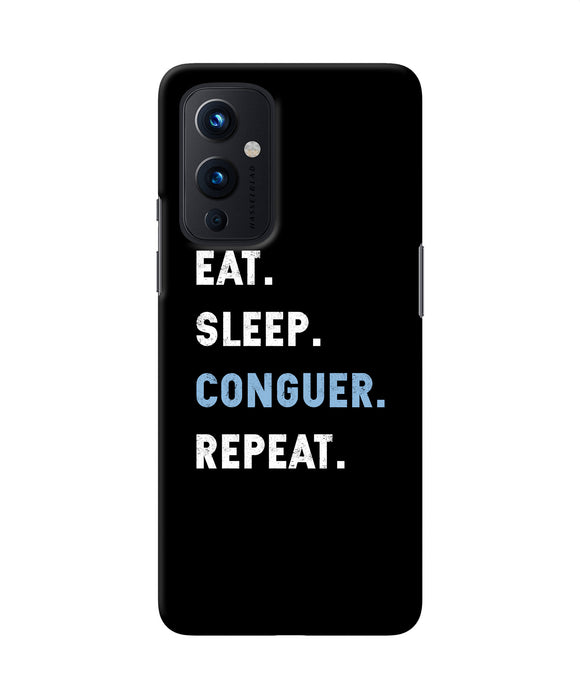 Eat sleep quote Oneplus 9 Back Cover