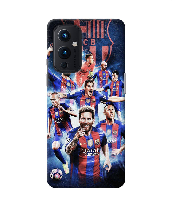 Messi FCB team Oneplus 9 Back Cover