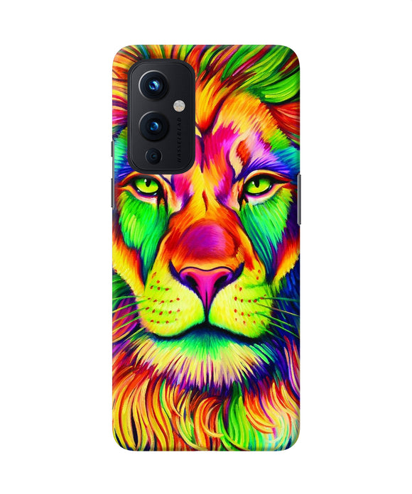 Lion color poster Oneplus 9 Back Cover