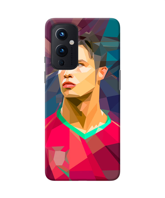 Abstract ronaldo Oneplus 9 Back Cover