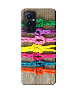 Colorful shoelace Oneplus 9 Back Cover