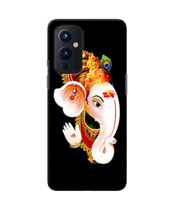 Lord ganesh face Oneplus 9 Back Cover