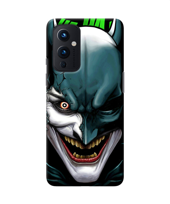 Batman joker smile Oneplus 9 Back Cover